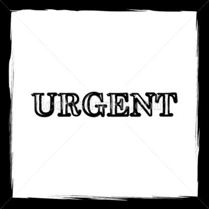 Urgent sketch icon. - Website icons