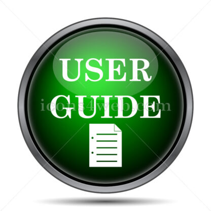 User guide internet icon. - Website icons