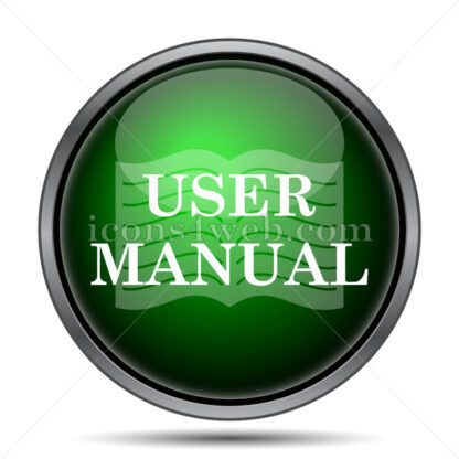 User manual internet icon. - Website icons