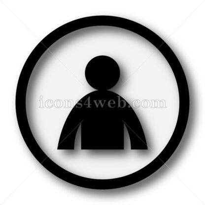 User profile simple icon. User profile simple button. - Website icons