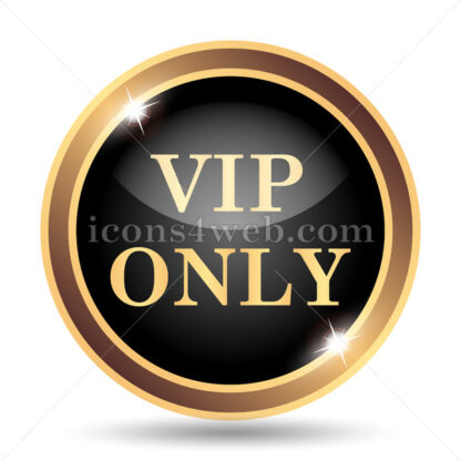 VIP only gold icon. - Website icons