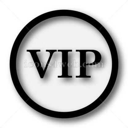 VIP simple icon. VIP simple button. - Website icons