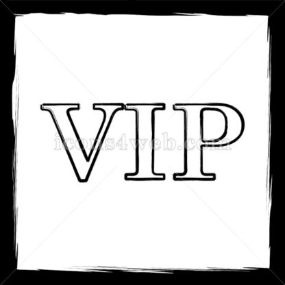 VIP sketch icon. - Website icons
