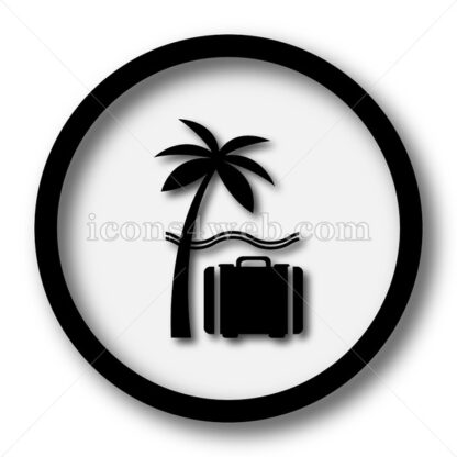 Vacation simple icon. Vacation simple button. - Website icons