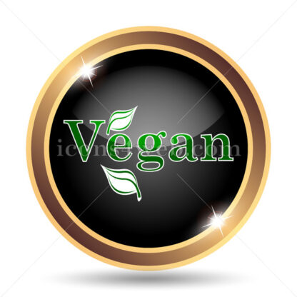 Vegan gold icon. - Website icons