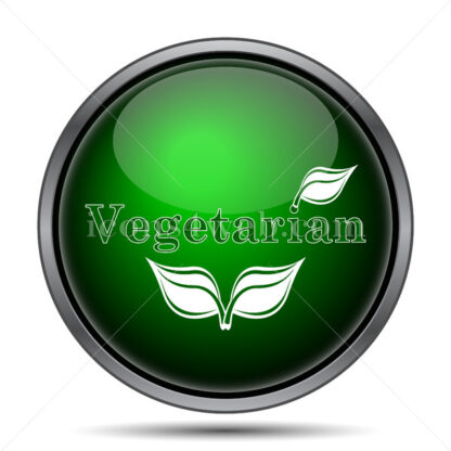 Vegetarian internet icon. - Website icons