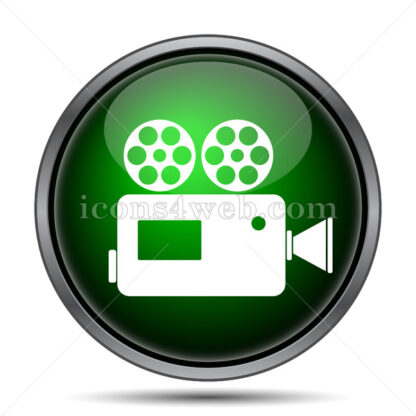 Video camera internet icon. - Website icons