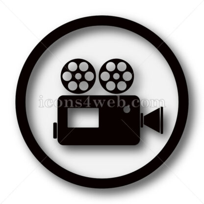 Video camera simple icon. Video camera simple button. - Website icons