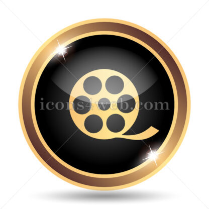 Video gold icon. - Website icons