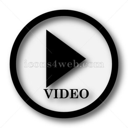Video play simple icon. Video play simple button. - Website icons
