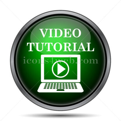 Video tutorial internet icon. - Website icons