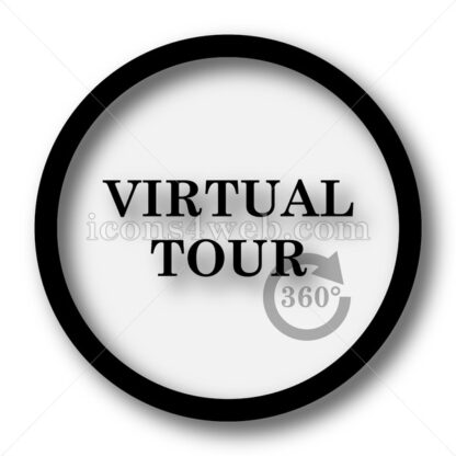 Virtual tour simple icon. Virtual tour simple button. - Website icons