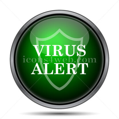 Virus alert internet icon. - Website icons