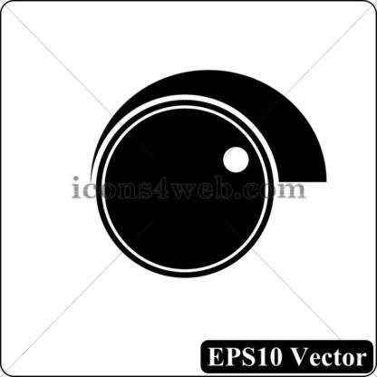 Volume control black icon. EPS10 vector. - Website icons