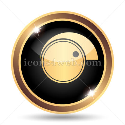 Volume control gold icon. - Website icons