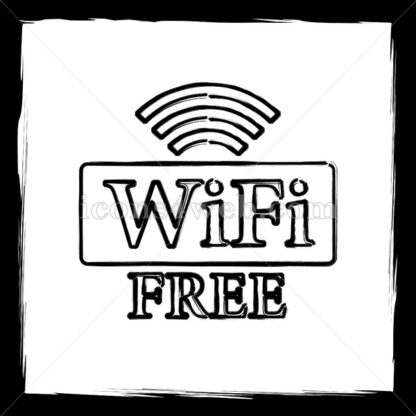 WIFI free sketch icon. - Website icons