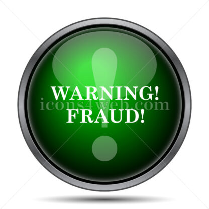 Warning fraud internet icon. - Website icons