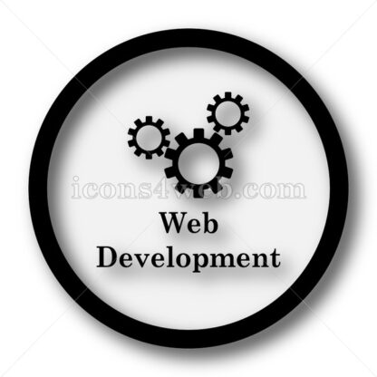 Web development simple icon. Web development simple button. - Website icons
