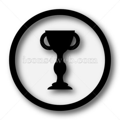 Winners cup simple icon. Winners cup simple button. - Website icons