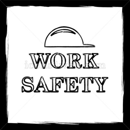 Work safety sketch icon. - Website icons