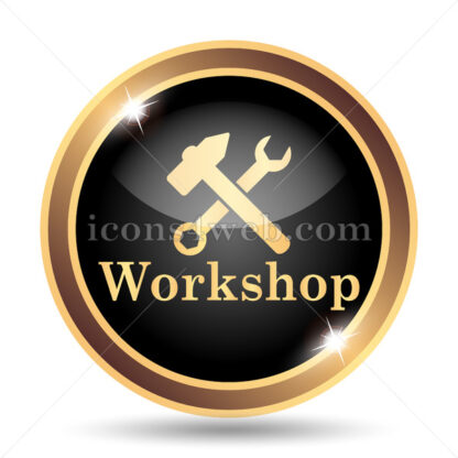 Workshop gold icon. - Website icons