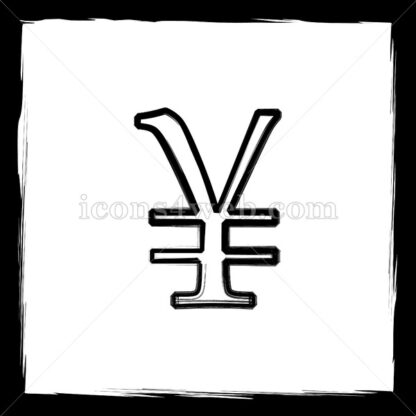 Yen sketch icon. - Website icons