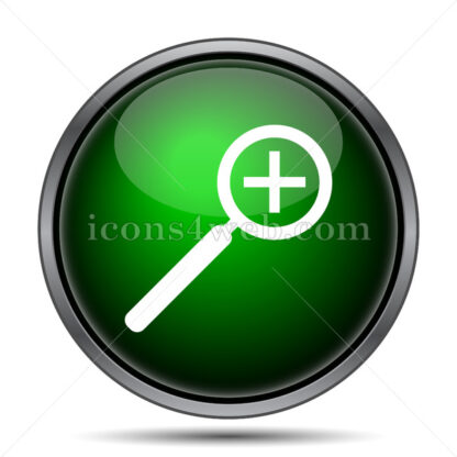 Zoom in internet icon. - Website icons
