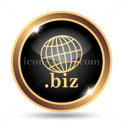 .biz gold icon. - Website icons