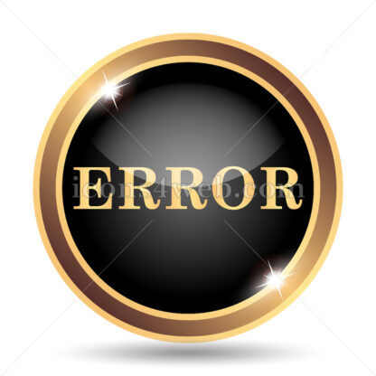 error gold icon. - Website icons