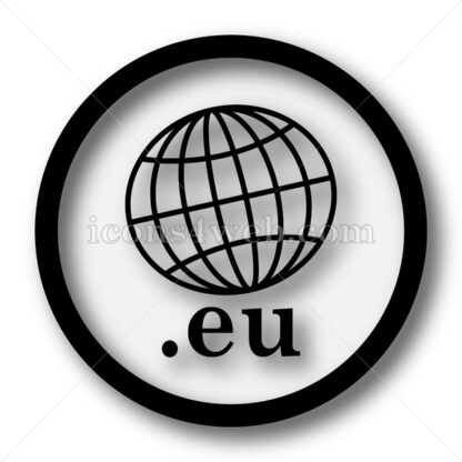 .eu simple icon. .eu simple button. - Website icons