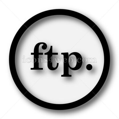 ftp. simple icon. ftp. simple button. - Website icons