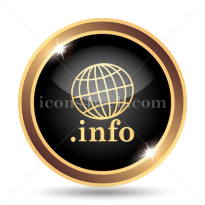 .info gold icon. - Website icons