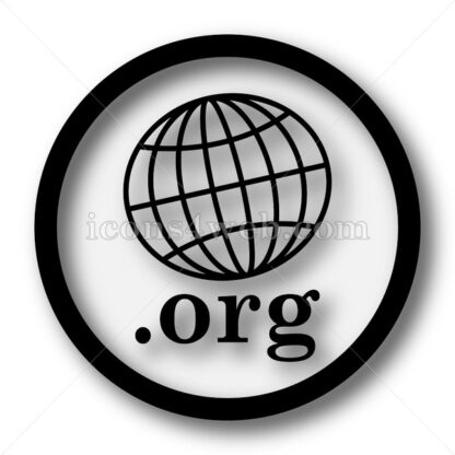 .org simple icon. .org simple button. - Website icons