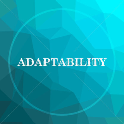 Adaptability low poly button. - Website icons