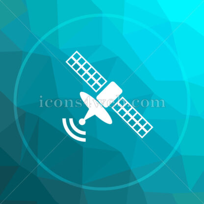 Antenna low poly button. - Website icons