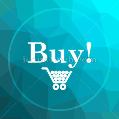 Buy low poly button. - Website icons