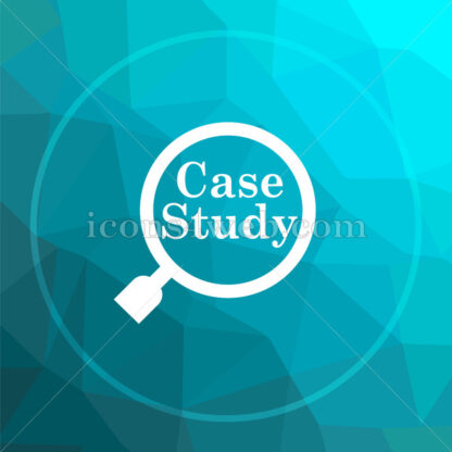 Case study low poly button. - Website icons