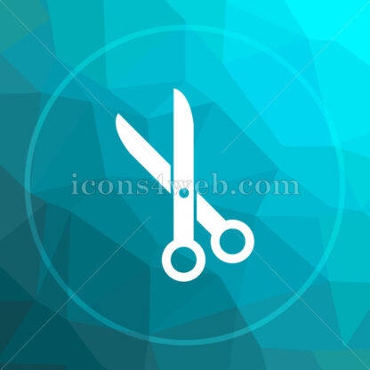 Cut low poly button. - Website icons