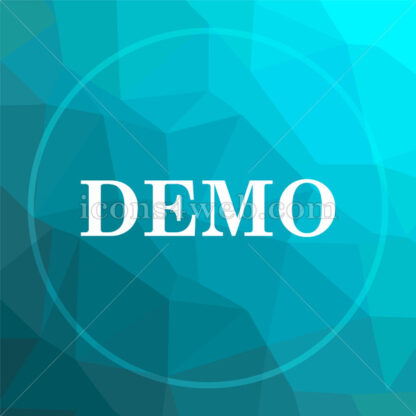 Demo low poly button. - Website icons