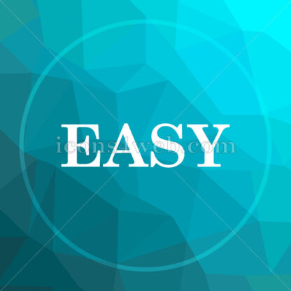 Easy low poly button. - Website icons
