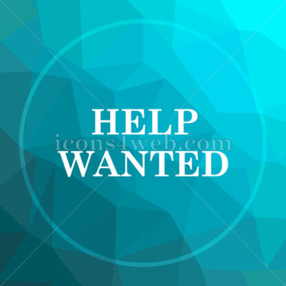 Help wanted low poly button. - Website icons