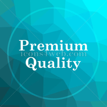 Premium quality low poly button. - Website icons