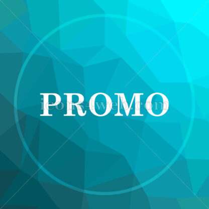 Promo low poly button. - Website icons