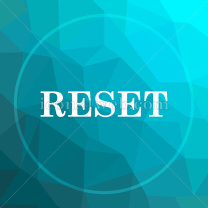 Reset low poly button. - Website icons