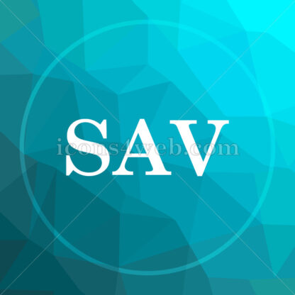 SAV low poly button. - Website icons