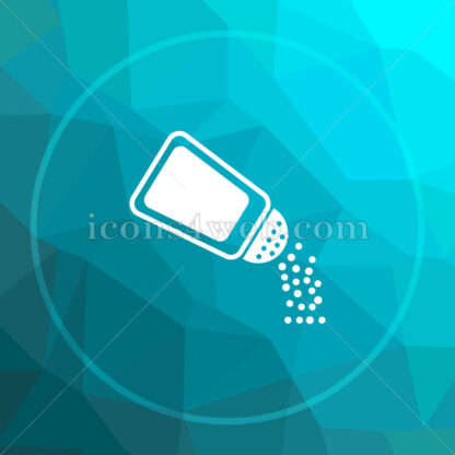 Salt low poly button. - Website icons