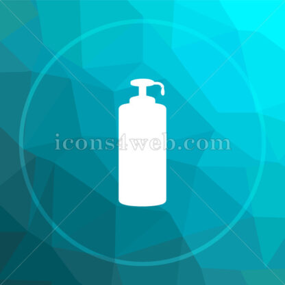 Soap low poly button. - Website icons