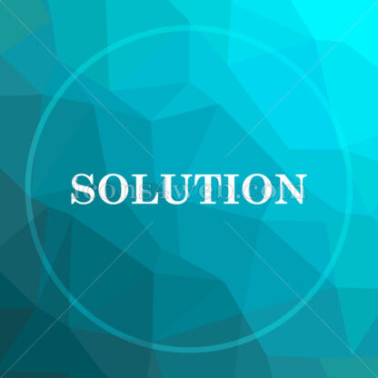 Solution low poly button. - Website icons