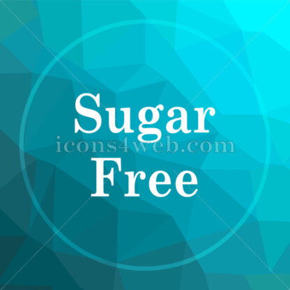 Sugar free low poly button. - Website icons