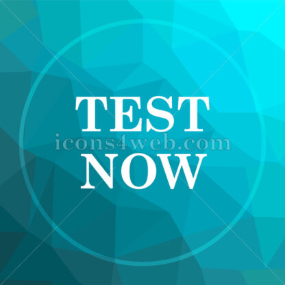 Test now low poly button. - Website icons